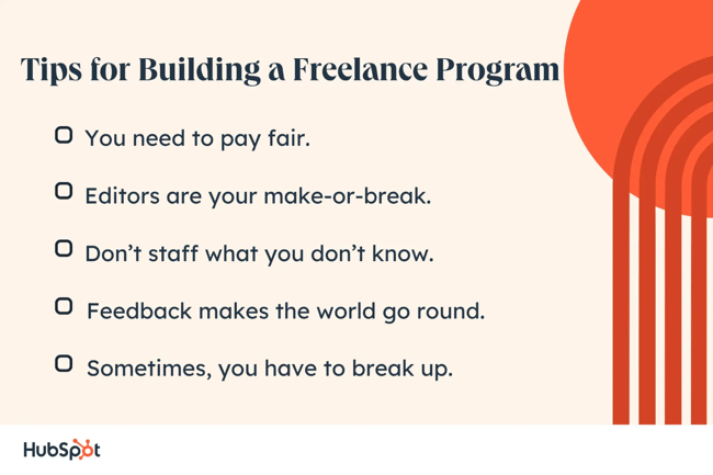 tips for building a freelance program